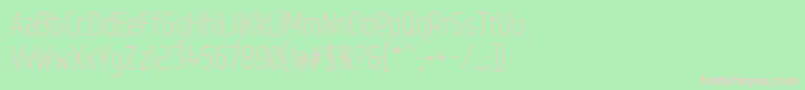 WebServeroff Font – Pink Fonts on Green Background