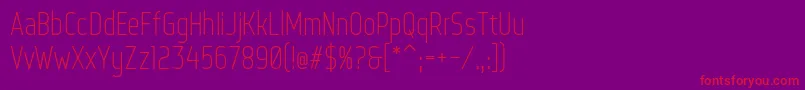 WebServeroff Font – Red Fonts on Purple Background