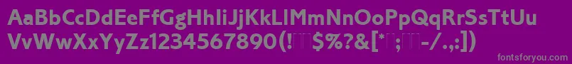 CorinthianBoldPlain Font – Gray Fonts on Purple Background
