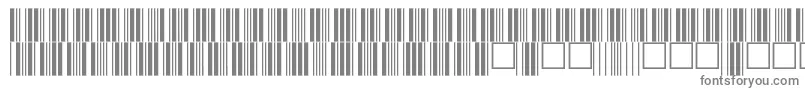 フォントC39p24dltt – 白い背景に灰色の文字