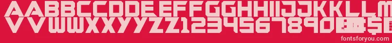 fuente Guardians – Fuentes Rosadas Sobre Fondo Rojo