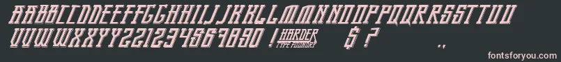 BandungPride Font – Pink Fonts on Black Background
