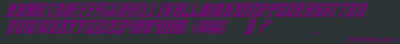BandungPride Font – Purple Fonts on Black Background