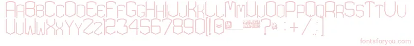 KardonLight Font – Pink Fonts on White Background