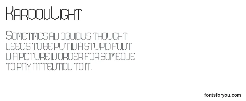 KardonLight-fontti