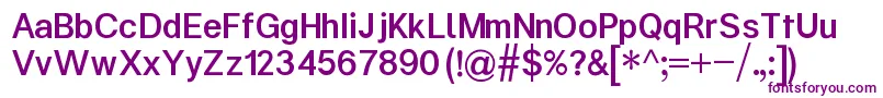 KalypsaMedium Font – Purple Fonts on White Background
