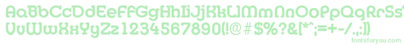 MexicoserialBold Font – Green Fonts on White Background