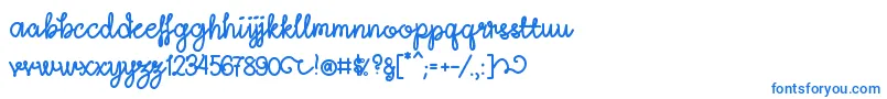 Saiba mais sobre a fonte LightheartScriptRegular Fonte LightheartScriptRegular – fontes azuis