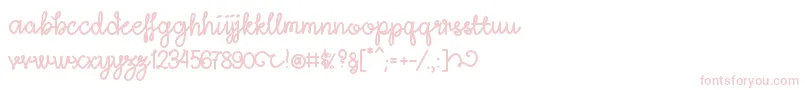 Więcej informacji o czcionce LightheartScriptRegular Czcionka LightheartScriptRegular – różowe czcionki