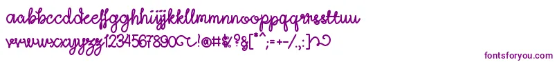 LightheartScriptRegular Font – Purple Fonts