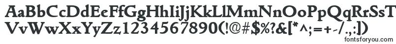 GoudyitalianlhBold-fontti – Järjestelmäfontit