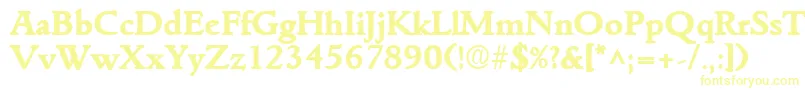 GoudyitalianlhBold Font – Yellow Fonts