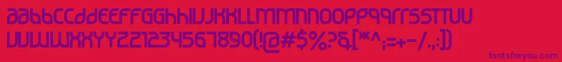 Шрифт Noviembre29 – фиолетовые шрифты на красном фоне