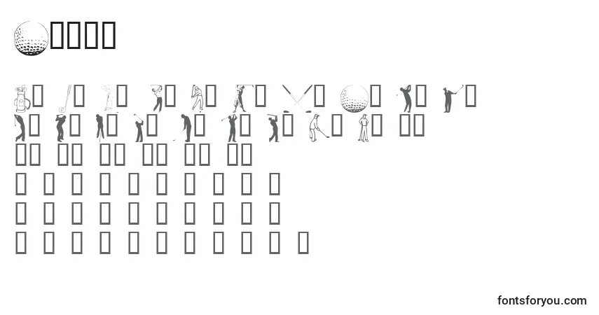 Шрифт Holeo – алфавит, цифры, специальные символы