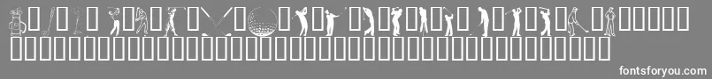 Holeo Font – White Fonts on Gray Background