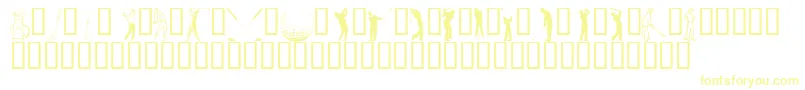 Holeo Font – Yellow Fonts on White Background