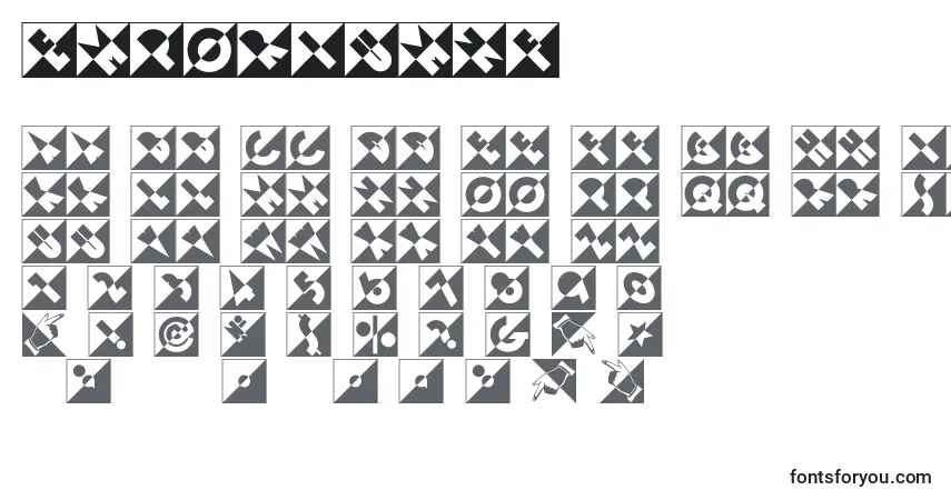 Fuente Emporiumnf - alfabeto, números, caracteres especiales