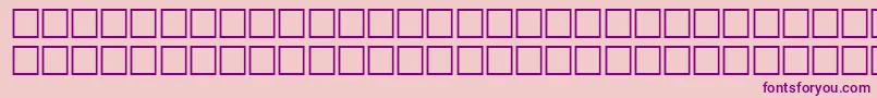 FretsaRegular-Schriftart – Violette Schriften auf rosa Hintergrund