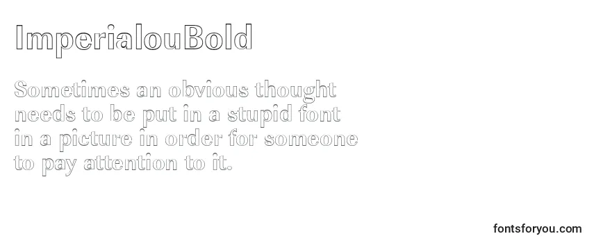ImperialouBold Font