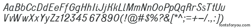 D431Italic Font – Fonts for Autocad