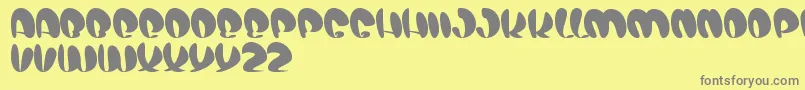 Weitere Informationen zur AirShow-Schriftart AirShow-Schriftart – Graue Schriften auf gelbem Hintergrund