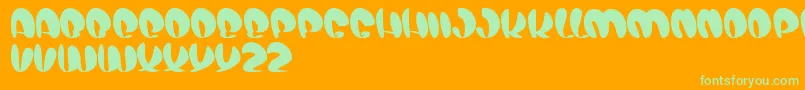 More about AirShow Font AirShow Font – Green Fonts on Orange Background