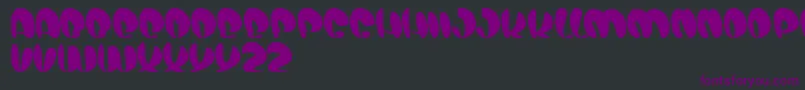 AirShow Font – Purple Fonts on Black Background