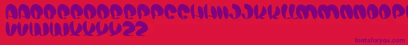 Подробнее о шрифте AirShow Шрифт AirShow – фиолетовые шрифты на красном фоне