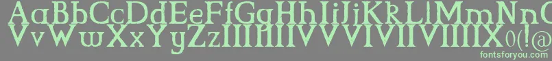 CsGrimrock Font – Green Fonts on Gray Background