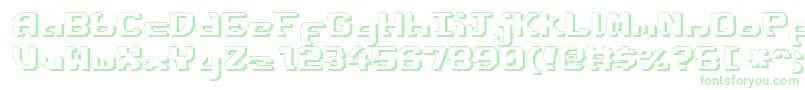 Ensignfs Font – Green Fonts on White Background