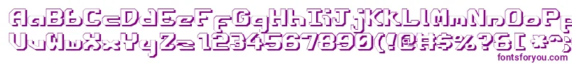Ensignfs Font – Purple Fonts on White Background