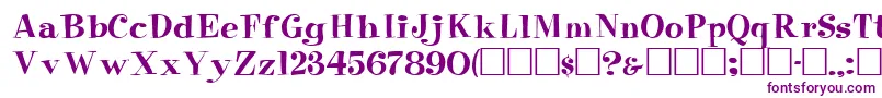 PixieRegular Font – Purple Fonts on White Background