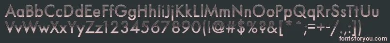 Neuro5Db Font – Pink Fonts on Black Background