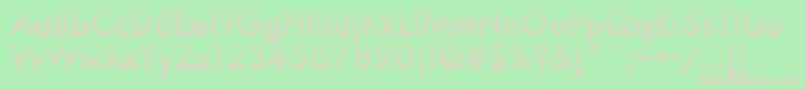 Neuro5Db Font – Pink Fonts on Green Background