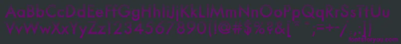 Neuro5Db Font – Purple Fonts on Black Background