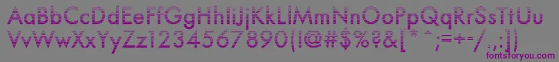Neuro5Db Font – Purple Fonts on Gray Background