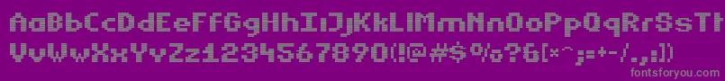More about Estrog Font Estrog Font – Gray Fonts on Purple Background