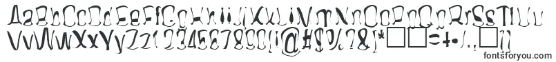 Twisterd-Schriftart – Steinschriften