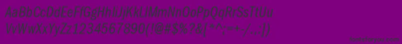 More about ItcFranklinGothicLtBookCompressedItalic Font ItcFranklinGothicLtBookCompressedItalic Font – Black Fonts on Purple Background