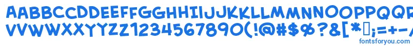 Подробнее о шрифте Creabbb Шрифт Creabbb – синие шрифты