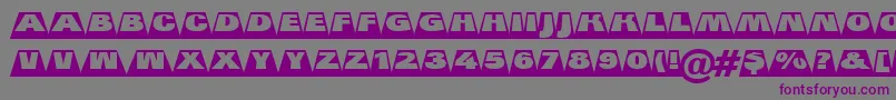 Weitere Informationen zur AGrotictitulcmswhv-Schriftart AGrotictitulcmswhv-Schriftart – Violette Schriften auf grauem Hintergrund