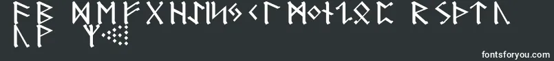 Шрифт RuneG – белые шрифты