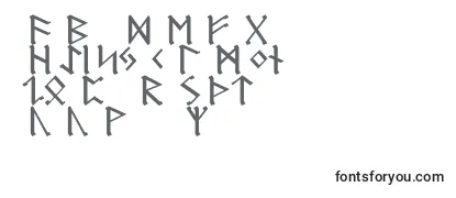 Überblick über die Schriftart RuneG