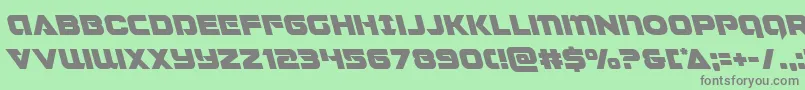 Jeebraleft Font – Gray Fonts on Green Background