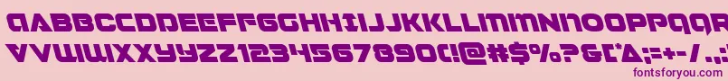 Jeebraleft Font – Purple Fonts on Pink Background