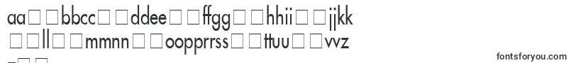 Czcionka FusiCondensedNormal – łotewskie czcionki