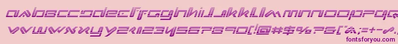 Xephyrgradital Font – Purple Fonts on Pink Background