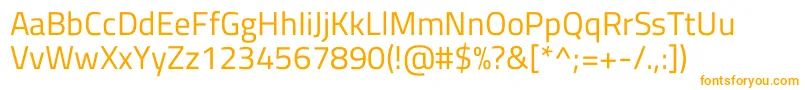 Шрифт TitilliumwebRegular – оранжевые шрифты