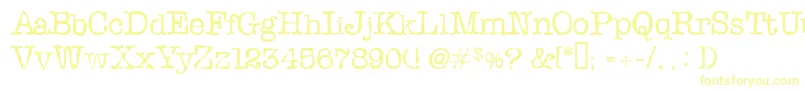 Saiba mais sobre a fonte SloppyInk Fonte SloppyInk – fontes amarelas em um fundo branco