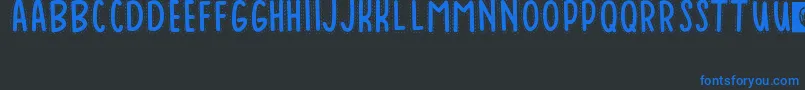 Baduy Font – Blue Fonts on Black Background
